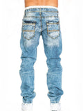 Men's Cool High Street Hip-Hop Straight Jeans
