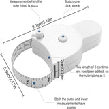 Y-Shaped Garment Sewing Tape Retractable Body Measuring Tool