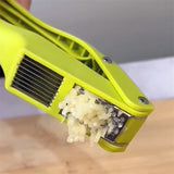2 in 1 Garlic Press for Garlic Mince & Slice