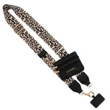 Clip & Go Phone Strap Stretchable Crossbody String with Zippered Wallet Pouch
