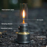 Portable Outdoor Camping Accessories Gas Lamp Inflatable Tank Set