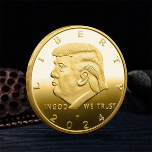 Trump 2024 Commemorative Coin Collectible Challenge Coin