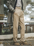 Men's Rerto Casual High Waist Gurkha Pants