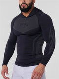 Men's Hero-Inspired Slim Fit Hooded Training Shirt