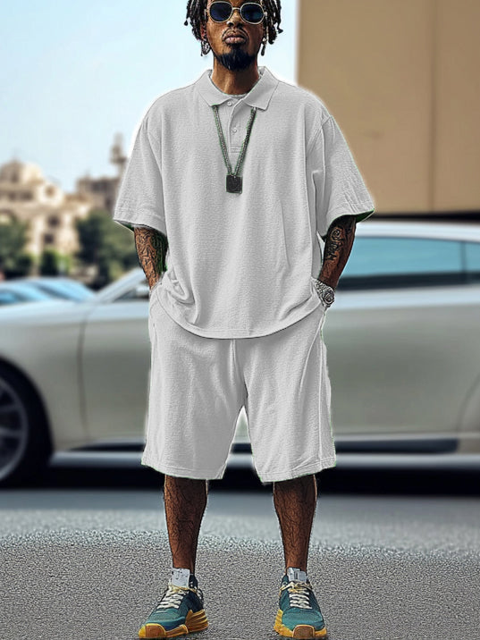 Men's Comfort 2-Piece Fleece Sets for Summer