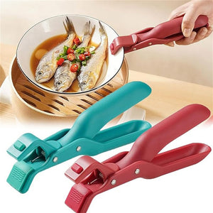 Anti-slip Anti-scald Kitchen Silicone Bowl Holder Clips