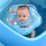 Super Cute Cartoon Fish Inflatable Baby Neck Float Swimming Ring