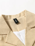 Men's Stylish Lapel Collar Slim Fit Button Up Blazers