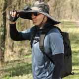 Strong Wind Solar Fan USB Rechargeable Sun Hat