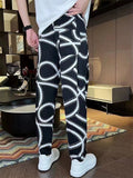 Men's Casual Loose Graphic Print Lightweight Pants for Summer