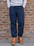 Men's Straight Leg Vintage Cotton Military Fatigue Pants