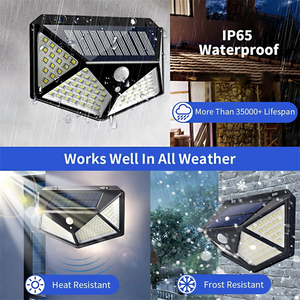 100 LEDs Motion Sensor IP65 Waterproof Outdoor Solar Lights
