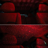 USB Car Romantic Star Light Projector