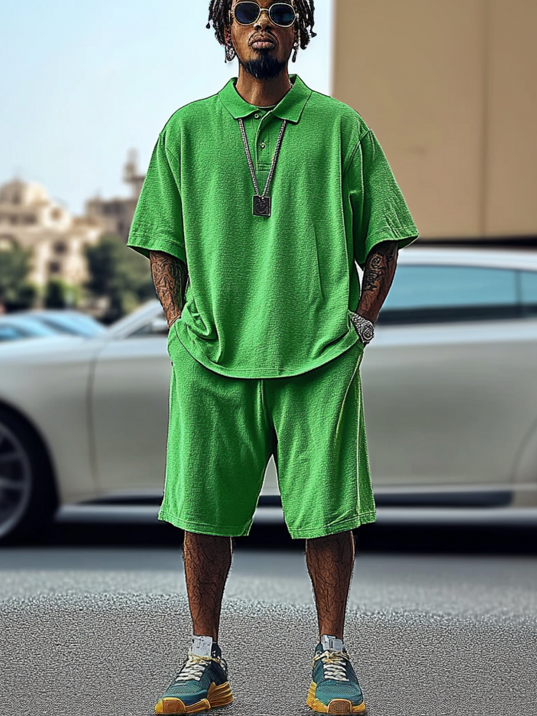 Men's Comfort 2-Piece Fleece Sets for Summer