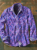 Men's Retro Style Button Up Western Vintage Shirts