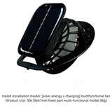 Strong Wind Solar Fan USB Rechargeable Sun Hat