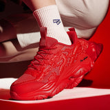 Vintage 3D Dragon Cloud Fluorescent Sneakers for Men