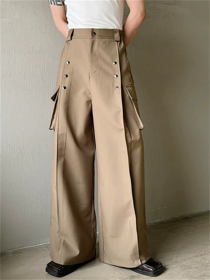 Men's High Street Avant-Garde Deconstructed Cargo Pants