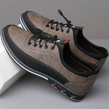 Men's Urban Edge PU Leather Flat Shoes