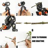 Fruit Garden Grafting Scissors with Nonslip Handle