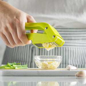 2 in 1 Garlic Press for Garlic Mince & Slice