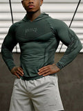 Men's Hero-Inspired Slim Fit Hooded Training Shirt