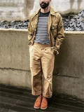 Men's Rerto Casual High Waist Gurkha Pants