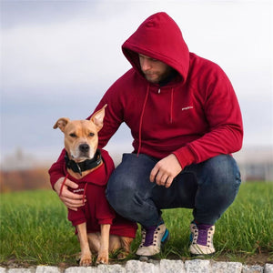 Medium Large Dogs Hoodie Pet Adult Matching Set