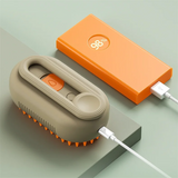 Pet Steam Hair Brush for Removing Tangled & Loose Hair