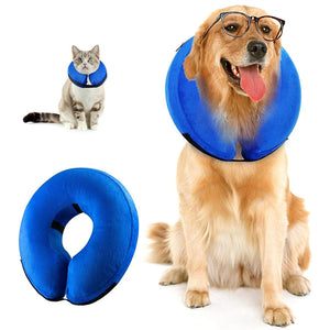 Pet Anti-lick Anti-bite Protective Cushion PVC Inflatable Collar