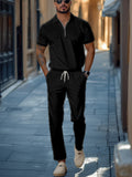 Fashion Casual Lapel Collar Corduroy Outfits for Men