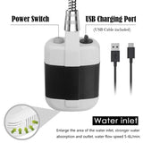 Portable Outdoor Camping USB Rechargeable Electric Shower