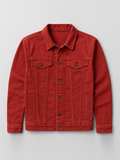 Men's Casual Button Up Denim Jacket