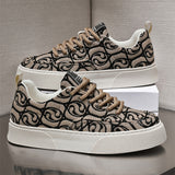 Cloud Embroidery Cozy Cotton Cloth Casual Shoes for Men