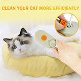 Pet Steam Hair Brush for Removing Tangled & Loose Hair