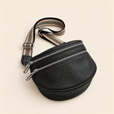 Faux Leather Crossbody Sling Bag