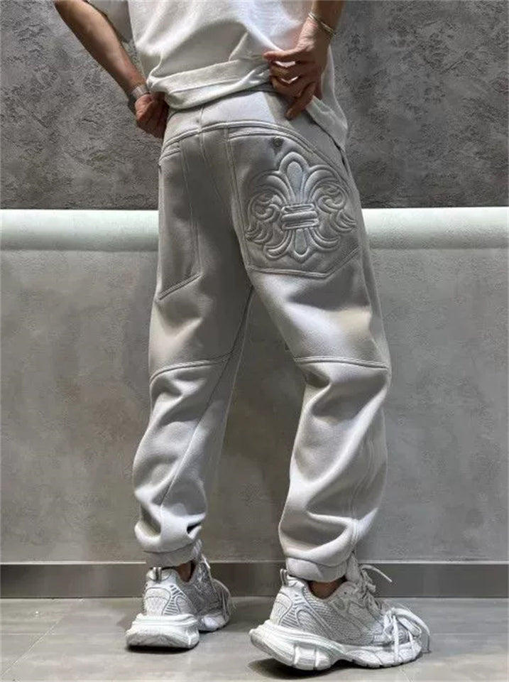 Men's Super Cool High Street Casual Fleece Lined Sweat Pants