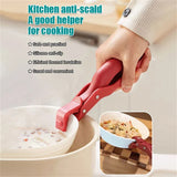 Anti-slip Anti-scald Kitchen Silicone Bowl Holder Clips