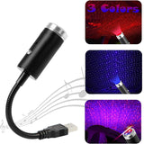 USB Car Romantic Star Light Projector