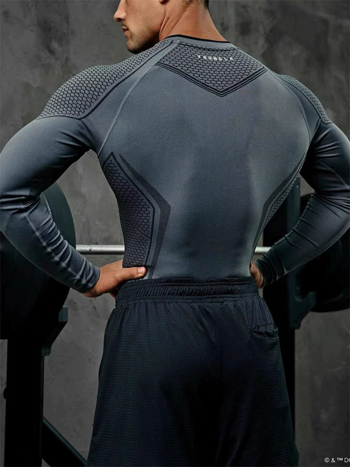 Men's Hero-Inspired Quick Dry Elastic Compression Training Shirt