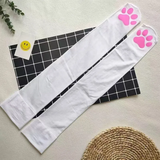 Sexy Cute Pink Cat Paw Pad Thigh High Socks for Adult