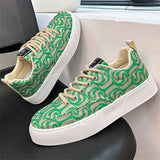 Cloud Embroidery Cozy Cotton Cloth Casual Shoes for Men