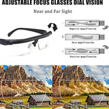 High Definition Adjustable Lens Focal Length Presbyopic Glasses
