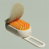 Pet Steam Hair Brush for Removing Tangled & Loose Hair