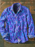 Men's Retro Style Button Up Western Vintage Shirts