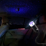 USB Car Romantic Star Light Projector