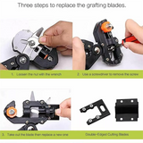 Fruit Garden Grafting Scissors with Nonslip Handle