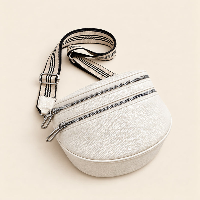 Faux Leather Crossbody Sling Bag