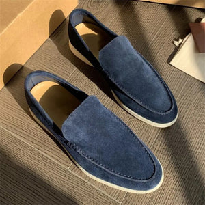 Summer Breathable Comfy Rubber Sole Men's Slip-on Flats