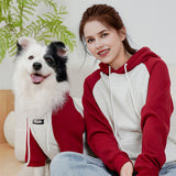 Motorcycle Letter Printing Autumn Winter Dog & Owner Hoodie